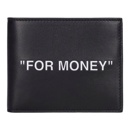 Off-White Quote Bi-Fold Leather Wallet