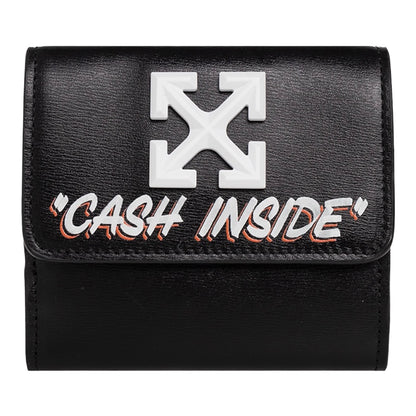 Off-White Jitney French Quote Leather Wallet