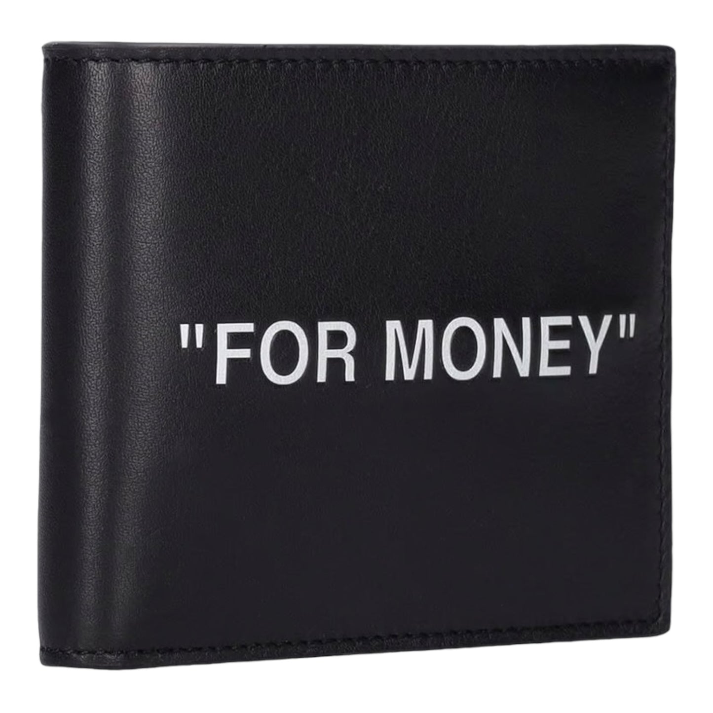 Off-White Quote Bi-Fold Leather Wallet