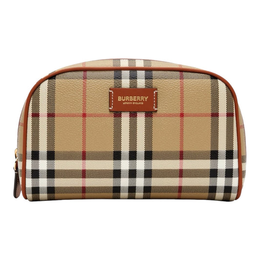 Burberry Small Check Travel Pouch