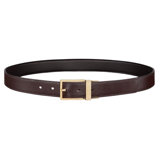 Dior Reversible Belt in Smooth Calfskin Leather