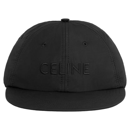 Celine Skate Cap with Celine Embroidery in Lightweight Nylon